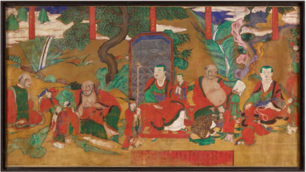 '십육나한', 보암당 긍법과 계웅, 조선, 19세기 후반