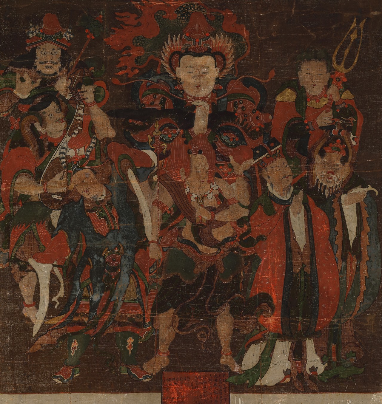 천룡도(天龍圖), 1759년, 마본채색, 79.3x74.5cm (사진=유진화랑)